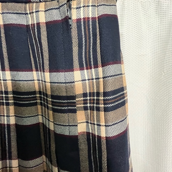 Vintage Brown’s Of Bermuda Wool Maxi Pleaded Skirt - Picture 5 of 10